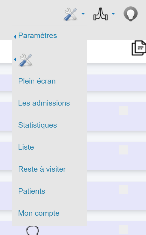 Interface principale de Shopital – Accueil et navigation des modules.